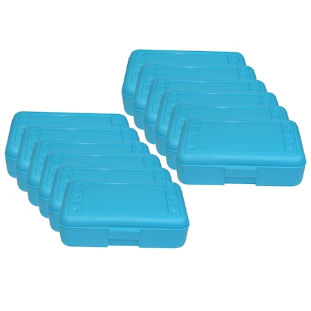 Romanoff Pencil Box, Turquoise, PK12 60208